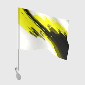 Флаг для автомобиля с принтом FC Borussia Original 2018 в Тюмени, 100% полиэстер | Размер: 30*21 см | football | soccer | боруссия