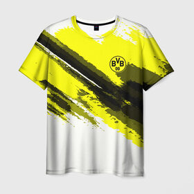 Мужская футболка 3D с принтом FC Borussia Original 2018 в Тюмени, 100% полиэфир | прямой крой, круглый вырез горловины, длина до линии бедер | football | soccer | боруссия