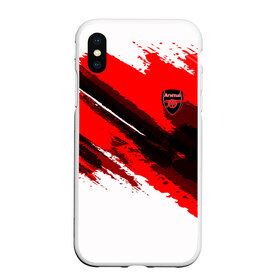 Чехол для iPhone XS Max матовый с принтом FC Arsenal Original 2018 в Тюмени, Силикон | Область печати: задняя сторона чехла, без боковых панелей | Тематика изображения на принте: football | soccer