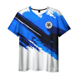 Мужская футболка 3D с принтом FC Leicester Original 2018 в Тюмени, 100% полиэфир | прямой крой, круглый вырез горловины, длина до линии бедер | football | soccer