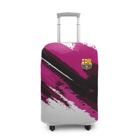 Чехол для чемодана 3D с принтом FC Barcelona Original 2018 в Тюмени, 86% полиэфир, 14% спандекс | двустороннее нанесение принта, прорези для ручек и колес | football | soccer | барселона