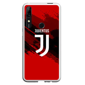 Чехол для Honor P Smart Z с принтом JUVENTUS SPORT RED в Тюмени, Силикон | Область печати: задняя сторона чехла, без боковых панелей | football | soccer | ювентус