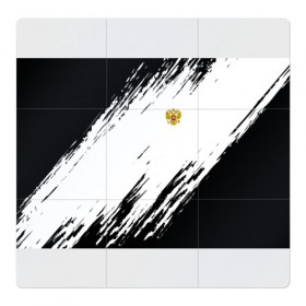 Магнитный плакат 3Х3 с принтом RUSSIA SPORT в Тюмени, Полимерный материал с магнитным слоем | 9 деталей размером 9*9 см | 