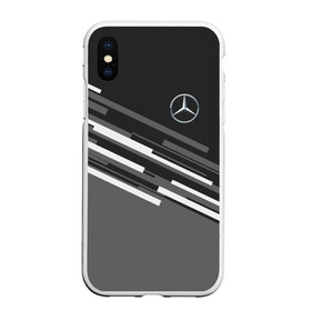 Чехол для iPhone XS Max матовый с принтом MERCEDES BENZ SPORT в Тюмени, Силикон | Область печати: задняя сторона чехла, без боковых панелей | mercedes | марка | машины | мерседес