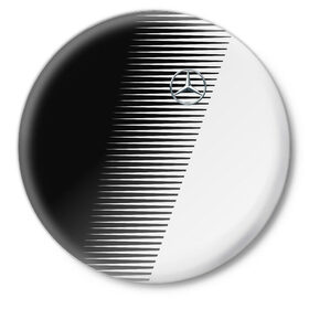 Значок с принтом MERCEDES BENZ SPORT в Тюмени,  металл | круглая форма, металлическая застежка в виде булавки | Тематика изображения на принте: 