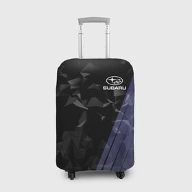 Чехол для чемодана 3D с принтом SUBARU SPORT в Тюмени, 86% полиэфир, 14% спандекс | двустороннее нанесение принта, прорези для ручек и колес | subaru | марка | машины | субару