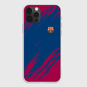 Чехол для iPhone 12 Pro с принтом FC BARCELONA (BARCA) | ФК БАРСЕЛОНА в Тюмени, силикон | область печати: задняя сторона чехла, без боковых панелей | fc | fc barcelona | fcb | fly emirates | ronaldo | абстракция | барселона | геометрия | зож | клуб | линии | месси | модные | мяч | реал мадрид | спорт | спортивные | тренды | футбол | футбольный клуб | эмблема