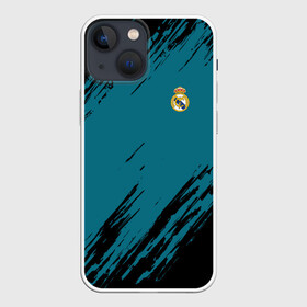 Чехол для iPhone 13 mini с принтом Real Madrid 2018 Original в Тюмени,  |  | Тематика изображения на принте: emirates | fc | real madrid | абстракция | реал мадрид | спорт | спортивные | тренды | футбол | футбольный клуб | эмблема