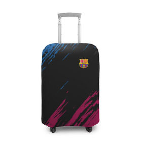 Чехол для чемодана 3D с принтом FC Barca 2018 Original в Тюмени, 86% полиэфир, 14% спандекс | двустороннее нанесение принта, прорези для ручек и колес | fc barcelona | fcb | барселона | спорт | спортивные | футбол | футбольный клуб