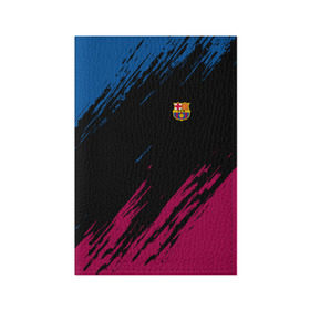 Обложка для паспорта матовая кожа с принтом FC Barca 2018 Original в Тюмени, натуральная матовая кожа | размер 19,3 х 13,7 см; прозрачные пластиковые крепления | Тематика изображения на принте: fc barcelona | fcb | барселона | спорт | спортивные | футбол | футбольный клуб