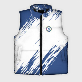 Мужской жилет утепленный 3D с принтом CHELSEA UNIFORM  ФОРМА ЧЕЛСИ в Тюмени,  |  | chelsea | fc | football | football club | sport | спорт | спортивные | униформа | фирменные цвета | фк | футбол | футбольный клуб | челси