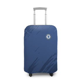 Чехол для чемодана 3D с принтом Chelsea Uniform в Тюмени, 86% полиэфир, 14% спандекс | двустороннее нанесение принта, прорези для ручек и колес | chelsea | fc | спорт | спортивные | футбол | футбольный клуб | челси