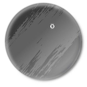 Значок с принтом Chelsea Uniform в Тюмени,  металл | круглая форма, металлическая застежка в виде булавки | chelsea | fc | спорт | спортивные | футбол | футбольный клуб | челси