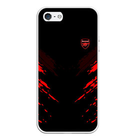 Чехол для iPhone 5/5S матовый с принтом ARSENAL 2018 SPORT в Тюмени, Силикон | Область печати: задняя сторона чехла, без боковых панелей | football | soccer | арсенал