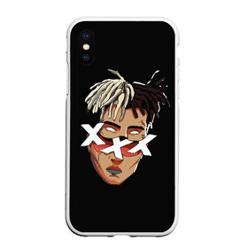 Чехол для iPhone XS Max матовый с принтом XXXtentacion в Тюмени, Силикон | Область печати: задняя сторона чехла, без боковых панелей | Тематика изображения на принте: anime | at  me | freex | look | revenge | tentacion | xxx | xxxtentacion | аниме | джасей | дуэйн | икс | нарисованный | онфрой | рисунок | тейте | тент | тентаньсьен | тентасьён | тентасьон | тентейшен | тентейшн | триисковый