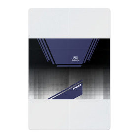 Магнитный плакат 2Х3 с принтом SUBARU SPORT в Тюмени, Полимерный материал с магнитным слоем | 6 деталей размером 9*9 см | subaru | марка | машины | субару