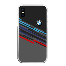 Чехол для iPhone XS Max матовый с принтом BMW BRAND COLOR в Тюмени, Силикон | Область печати: задняя сторона чехла, без боковых панелей | bmw | бмв | марка | машины