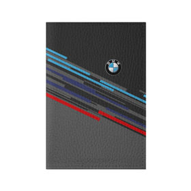 Обложка для паспорта матовая кожа с принтом BMW BRAND COLOR в Тюмени, натуральная матовая кожа | размер 19,3 х 13,7 см; прозрачные пластиковые крепления | Тематика изображения на принте: bmw | бмв | марка | машины
