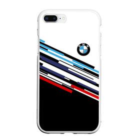 Чехол для iPhone 7Plus/8 Plus матовый с принтом BMW BRAND COLOR в Тюмени, Силикон | Область печати: задняя сторона чехла, без боковых панелей | bmw | bmw motorsport | bmw performance | carbon | m | motorsport | performance | sport | бмв | карбон | моторспорт | спорт