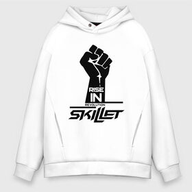 Мужское худи Oversize хлопок с принтом Rise in revolution Skillet в Тюмени, френч-терри — 70% хлопок, 30% полиэстер. Мягкий теплый начес внутри —100% хлопок | боковые карманы, эластичные манжеты и нижняя кромка, капюшон на магнитной кнопке | Тематика изображения на принте: skilet | skillet | альтернативный | гранж | группа | джен леджер | джон купер | индастриал | кори купер | метал | ню | пост | рок | сет моррисон | симфоник | скилет | хард | христианский