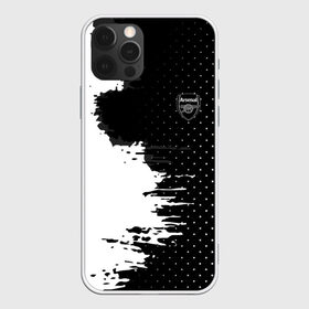 Чехол для iPhone 12 Pro Max с принтом Arsenal uniform black 2018 в Тюмени, Силикон |  | Тематика изображения на принте: football | soccer | арсенал