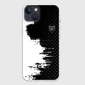Чехол для iPhone 13 с принтом Arsenal uniform black 2018 в Тюмени,  |  | Тематика изображения на принте: football | soccer | арсенал