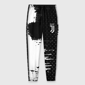Мужские брюки 3D с принтом Juventus uniform black 2018 в Тюмени, 100% полиэстер | манжеты по низу, эластичный пояс регулируется шнурком, по бокам два кармана без застежек, внутренняя часть кармана из мелкой сетки | football | soccer | ювентус