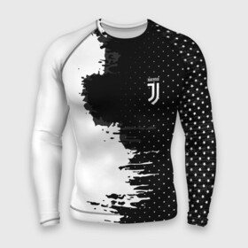 Мужской рашгард 3D с принтом Juventus uniform black 2018 в Тюмени,  |  | football | soccer | ювентус