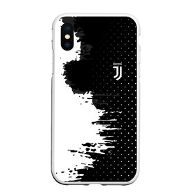 Чехол для iPhone XS Max матовый с принтом Juventus uniform black 2018 в Тюмени, Силикон | Область печати: задняя сторона чехла, без боковых панелей | football | soccer | ювентус