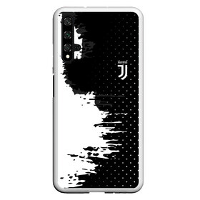 Чехол для Honor 20 с принтом Juventus uniform black 2018 в Тюмени, Силикон | Область печати: задняя сторона чехла, без боковых панелей | football | soccer | ювентус