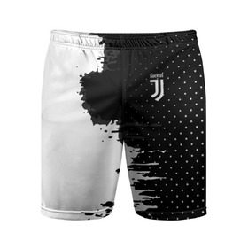 Мужские шорты 3D спортивные с принтом Juventus uniform black 2018 в Тюмени,  |  | football | soccer | ювентус