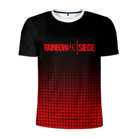 Мужская футболка 3D спортивная с принтом RAINBOW SIX SIEGE OUTBREAK в Тюмени, 100% полиэстер с улучшенными характеристиками | приталенный силуэт, круглая горловина, широкие плечи, сужается к линии бедра | Тематика изображения на принте: cybersport | esports | pro league | r6 | rainbow | rainbow six | siege | six | weapon | армия | боевик | военные | война | игры | киберспорт | логотип | модные | оперативники | оружие | радуга | черный белый | шутер