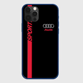 Чехол для iPhone 12 Pro с принтом AUDI  SPORT         в Тюмени, силикон | область печати: задняя сторона чехла, без боковых панелей | audi | auto | sport | авто | автомобиль | автомобильные | ауди | бренд | марка | машины | спорт