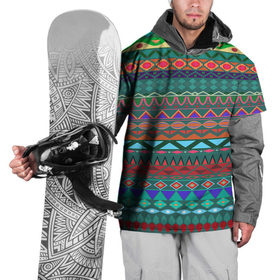 Накидка на куртку 3D с принтом Этнический орнамент индии в Тюмени, 100% полиэстер |  | Тематика изображения на принте: abstract | abstraction | flower | mandala | pattern | style | абстракция | индейцы | узор | узоры | цветы | этника