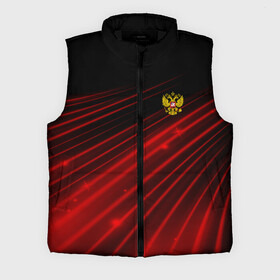 Мужской жилет утепленный 3D с принтом Russia Sport 2018 uniform в Тюмени,  |  | abstraction | grunge | russia | sport | абстракция | герб | краска | русский | символика рф | спорт | спортивный | триколор | униформа | форма | я русский