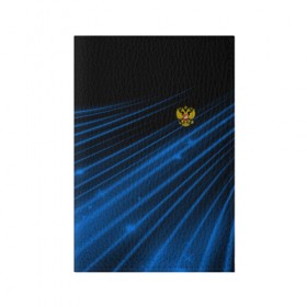 Обложка для паспорта матовая кожа с принтом Russia Sport 2018 uniform в Тюмени, натуральная матовая кожа | размер 19,3 х 13,7 см; прозрачные пластиковые крепления | Тематика изображения на принте: abstraction | grunge | russia | sport | абстракция | герб | краска | русский | символика рф | спорт | спортивный | триколор | униформа | форма | я русский