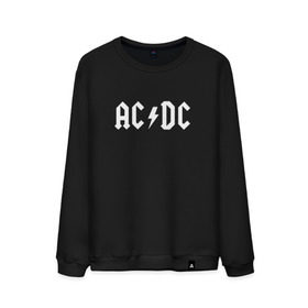 Мужской свитшот хлопок с принтом AC/DC в Тюмени, 100% хлопок |  | ac dc | acdc | high voltage | ангус | металл | рок | фсвс | эй си ди си | эйсидиси | янг