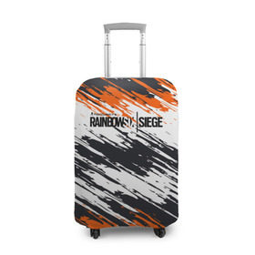 Чехол для чемодана 3D с принтом Rainbow Six Siege в Тюмени, 86% полиэфир, 14% спандекс | двустороннее нанесение принта, прорези для ручек и колес | battlefield | call of duty | clancy | cod | counter | csgo | game | rainbow | six | strike | tom | игра | краска | краски | шутер