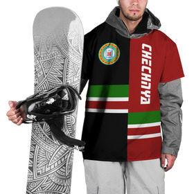Накидка на куртку 3D с принтом CHECHNYA (Чечня) в Тюмени, 100% полиэстер |  | Тематика изображения на принте: chechnya | грозный | кавказ | кавказец | кадыров | республика | северный | флаг | чех | чечен | чеченец | чеченка | чеченская | чечня