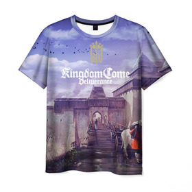 Мужская футболка 3D с принтом Kingdom Come Deliverance в Тюмени, 100% полиэфир | прямой крой, круглый вырез горловины, длина до линии бедер | deliverance | kingdom come