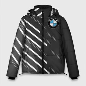 Мужская зимняя куртка 3D с принтом BMW SPORT в Тюмени, верх — 100% полиэстер; подкладка — 100% полиэстер; утеплитель — 100% полиэстер | длина ниже бедра, свободный силуэт Оверсайз. Есть воротник-стойка, отстегивающийся капюшон и ветрозащитная планка. 

Боковые карманы с листочкой на кнопках и внутренний карман на молнии. | Тематика изображения на принте: auto | bmw | motorsport | авто | автомобиль | автомобильные | бмв | бренд | марка | машины | моторспорт | спорт