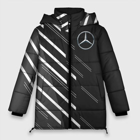 Женская зимняя куртка 3D с принтом MERCEDES BENZ SPORT в Тюмени, верх — 100% полиэстер; подкладка — 100% полиэстер; утеплитель — 100% полиэстер | длина ниже бедра, силуэт Оверсайз. Есть воротник-стойка, отстегивающийся капюшон и ветрозащитная планка. 

Боковые карманы с листочкой на кнопках и внутренний карман на молнии | amg | auto | mercedes | sport | авто | автомобиль | автомобильные | амг | бренд | марка | машины | мерседес | спорт