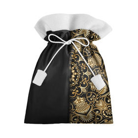 Подарочный 3D мешок с принтом Искусство Мандала в Тюмени, 100% полиэстер | Размер: 29*39 см | Тематика изображения на принте: абстракция | узор