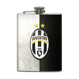 Фляга с принтом Juventus FC в Тюмени, металлический корпус | емкость 0,22 л, размер 125 х 94 мм. Виниловая наклейка запечатывается полностью | juve | италия | клуб | фк | футбол | футбольный | ювентус