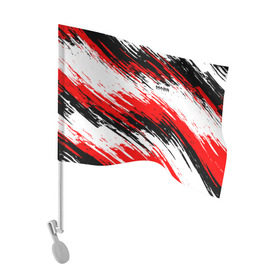 Флаг для автомобиля с принтом Mass Effect в Тюмени, 100% полиэстер | Размер: 30*21 см | n7 | shepard | галактика | жнец | космос | краска | краски | масс | нормандия | планета | шепард | эффект
