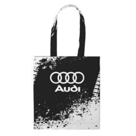 Сумка 3D повседневная с принтом Audi abstract sport в Тюмени, 100% полиэстер | Плотность: 200 г/м2; Размер: 34×35 см; Высота лямок: 30 см | ауди | кольца | лого | машина