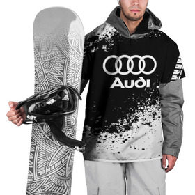 Накидка на куртку 3D с принтом Audi abstract sport в Тюмени, 100% полиэстер |  | Тематика изображения на принте: ауди | кольца | лого | машина