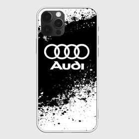 Чехол для iPhone 12 Pro с принтом Audi abstract sport в Тюмени, силикон | область печати: задняя сторона чехла, без боковых панелей | ауди | кольца | лого | машина