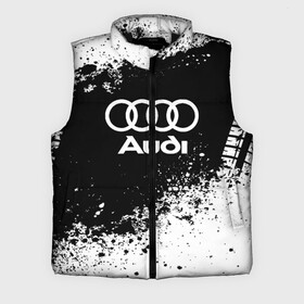 Мужской жилет утепленный 3D с принтом Audi abstract sport в Тюмени,  |  | ауди | кольца | лого | машина