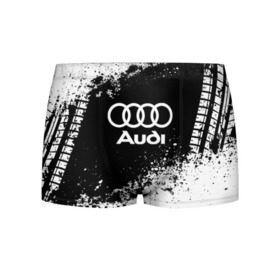 Мужские трусы 3D с принтом Audi abstract sport в Тюмени, 50% хлопок, 50% полиэстер | классическая посадка, на поясе мягкая тканевая резинка | Тематика изображения на принте: ауди | кольца | лого | машина